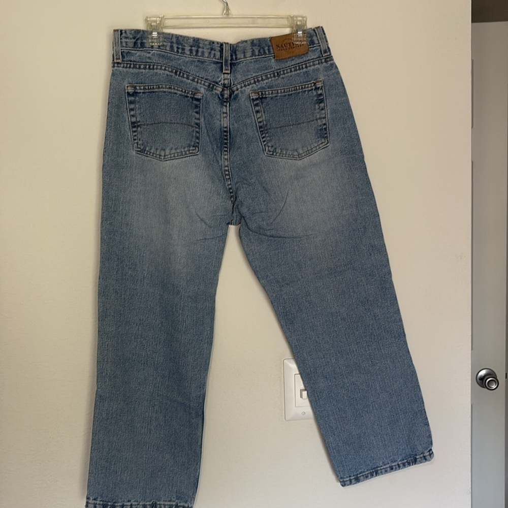 VINTAGE Women’s Náutica Denim Jeans Capris Cropped Vintage size 12 - Picture 4 of 5